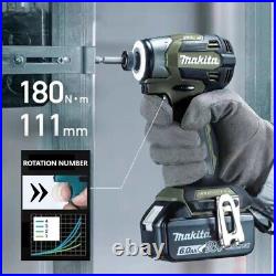 18V Lithium-Ion Brushless Cordless 1/4 1/2 Hex Impact Driver Kit Certified