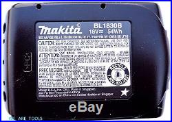 2 NEW 18V GENUINE BL1830B-2 Makita Batteries 3.0 AH Fuel Gauge Replaced BL1830