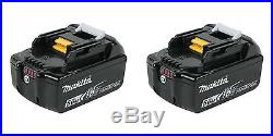 (2) NEW Makita LED GAUGE BL1850b 18V GENUINE Battery 5.0 AH 18 Volt