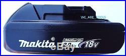 (2) New 18V Genuine BL1820B-2 2.0 AH Makita Batteries, 1 Rapid Charger 18 Volt