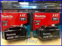 (2-PACK) New Genuine Makita BL1860B-2 18V Batteries 6.0 AH LED Gauge 18 Volt LXT