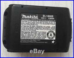 2 Pack Plastic seal Makita 6.0AH 18v Li-ion battery BL1860B with indicator