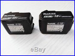 2 X Makita BL1850B 18V Volt5.0Ah LXT Lithium-Ion Battery with Indicator