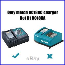 2x 18V 6.0AH Makita Lithium Replace Battery For Makita BL1860 BL1830 US Stock