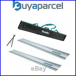 2x Makita 1.4m Guide Rail for SP6000 Plunge Saws + Carry Bag + Connectors