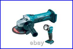 Angle Grinder Body Makita DGA452Z 18v 115mm LXT with DML802 Torch
