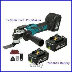 For Makita XMT03Z Cordless Oscillating MultiTool / 18V 6.0AH Battery / Charger
