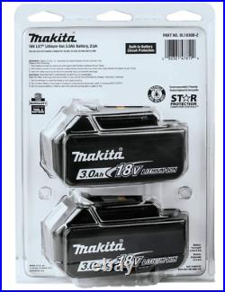 Genuine Makita BL1830B 18V LXT Lithium-Ion 3.0Ah Battery 2 Pack CLOSEOUT