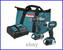 (MA4) Makita CT225SYX-R 18V LXT 2-Tool Combo KT with2 Batts(1.5 Ah)