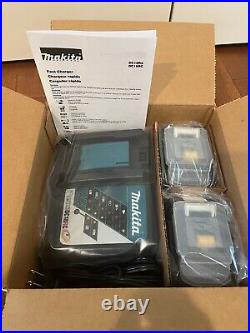 MAKITA 18V LXT Lithium-Ion 4.0Ah Battery 2x w charger kit, Genuine, New in box