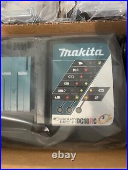 MAKITA 18V LXT Lithium-Ion 4.0Ah Battery 2x w charger kit, Genuine, New in box