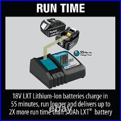 MAKITA 18V LXT Lithium-Ion Brushless Cordless 4-Pc. Combo Kit (5.0Ah)