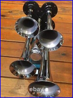MAKITA 18V Li-ion Power Air Horn, Train Horn, Brass Polished Chrome Trumpets