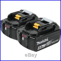 MAKITA-BL1850B2DC2 18V LXT Lithium-Ion Battery and Dual Port Charger (DC18RD)