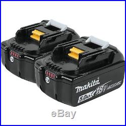 MAKITA BL1850B2DC2 NEW 18V BL1850B Li-Ion Battery & DC18RD Dual Port Charger