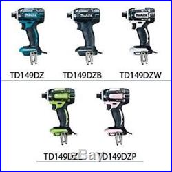 MAKITA TD149DZ impact driver 18V body only 5 colors From Japan