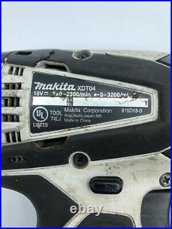 MAKITA XFD01 Cordless 1/2 Driver-Drill Kit & XDT04 Impact Driver Kit TT488