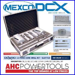 MEXCO DCX90 11 Piece Diamond Core Kit for DeWALT Bosch Makita