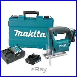 Makita 12V Max CXT Compact Cordless Jig Saw Kit with Batteries/Charger VJ04R1