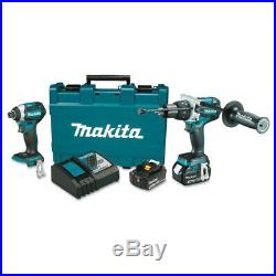 Makita 18V 4.0 Ah LXT Li-Ion Hammer Drill & Impact Driver Kit XT268M-R Recon
