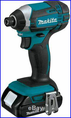 Makita 18V Compact Lithium-Ion Cordless 2-Piece Combo Kit (CT225R) with warranty