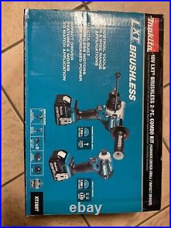 Makita 18V LXT 2pc COMBO HAMMER DrILL+impact Driver Batteries And Charger