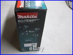 Makita 18V LXT 4.0ah Lithium-Ion Brushless Cordless 2 Tool Combo Kit XT269M
