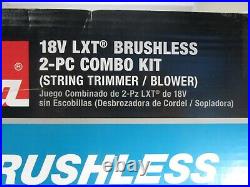 Makita 18V LXT Brushless 2-PC Combo Kit String Trimmer And Blower XT286SM1