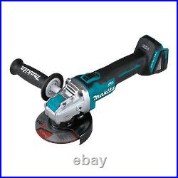 Makita 18V LXT Brushless Lithium Ion 4 1/2 In /5 In X LOCK Angle Grinder
