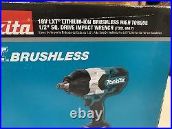 Makita 18V LXT L-Ion Brushless Cordless High Torque Impact Wrench 1/2sq XWT08Z