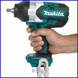 Makita 18V LXT Li-Ion BL 1/2 in. Sq. Dr. Impact Wrench (Tool Only) XWT08Z New