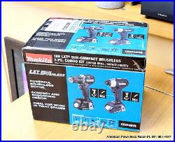 Makita 18V LXT Lith-Ion Sub-Compact 2pc Combo Kit with Batt & Charger CX203SYB NEW