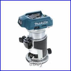 Makita 18V LXT Lithium-Ion Brushless Cordless Compact Router Teal / Silver USED