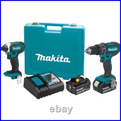 Makita 18V LXT Lithium-Ion Cordless 2-Pc. Combo Kit (4.0Ah) (XT261M)