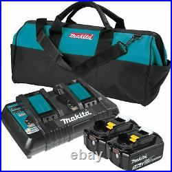 Makita 18V Lith-Ion Battery and Rapid Charger Starter Pack (5.0AH) BL1850B2DC2X