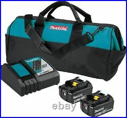 Makita 18V Lith-Ion Battery and Rapid Charger Starter Pack (5.0AH) BL1850BDC2X