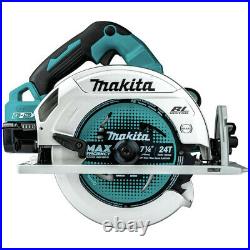 Makita 18V X2 LXT 7-1/4 Circular Saw Kit (5 Ah) XSH06PT-R Certified Refurbished
