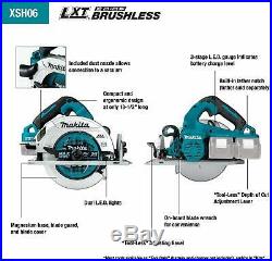 Makita 18V X2 LXT LithiumIon (36V) Brushless cordless Circular saw XSH06Z NEW