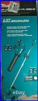 Makita 18-Volt Blower/String Trimmer Combo Kit (2-Piece) With Battery & Charger