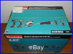 Makita 18 Volt LXT Lithium Ion Cordless 5 Piece Combo Power Tool Kit XT505