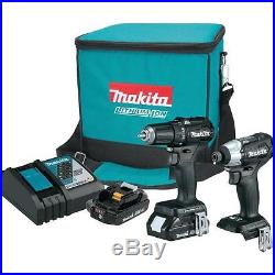 Makita 18-Volt LXT Lithium-Ion Sub-Compact Brushless Cordless 2-piece Combo Kit