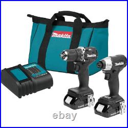 Makita 18 Volt Lxt Sub Compact Lithium Ion Brushless Cordless 2 Piece Combo Kit