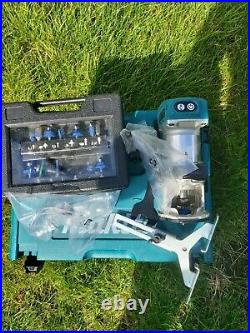 Makita 18v Brushless Cordless Router Body Only with Case and a few extras