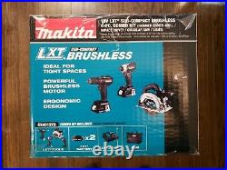 Makita 18v Cordless Combo Tool Kit Sub Compact Brushless Tools Drill Impact Set