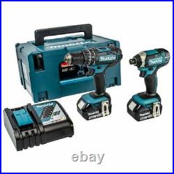 Makita 18v Cordless Twin Pack DLX2131TJ With 2 x 5.0Ah Batteries, Charger, Case