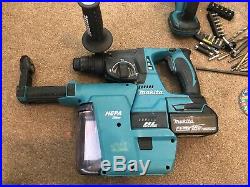 Makita 18v LXT lithium tool set 20 piece 6 batteries 2 chargers drills, saws, et