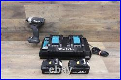 Makita 1/4 Impact 18 Volt with two 6.0 Amp Batteries and Rapid Charger