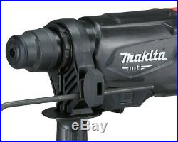 Makita 240v SDS + 3 Mode Rotary Hammer Drill 26mm + 5 SDS Bits Chisel + Chuck