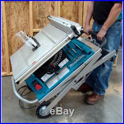 Makita 2705X1 10 In Portable Contractor Table Saw with Table Saw Stand