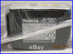 Makita(2)BL1860B-2(6.0AH) LED GAUGE 18V LXT LITH-Ion F/PRI-SHP-NEW SEALED PACKS